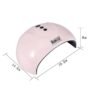 Lampara Secador de uñas_SUN3F 36W UVLED_4 Lámpara de secado de uñas UV portátil
