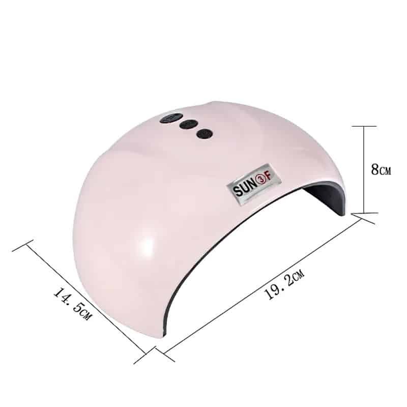 Lampara Secador de uñas_SUN3F 36W UVLED_4 Lámpara de secado de uñas UV portátil