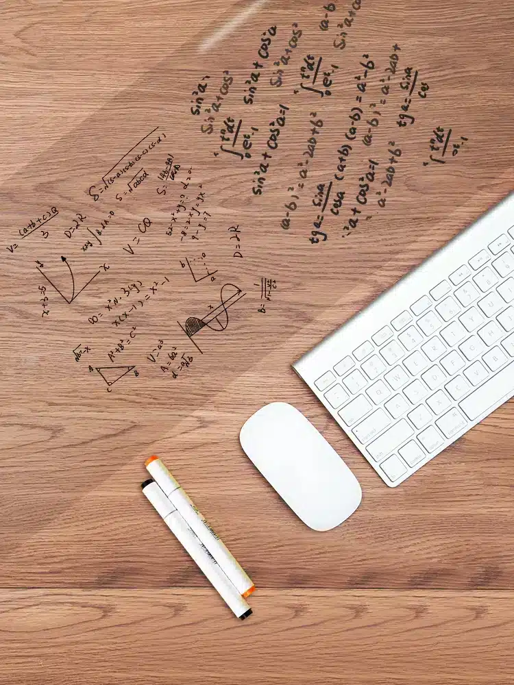 Pizarra Adhesiva Transparente Borrado al Seco