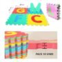 Piso de goma didáctico Letras Pack 10