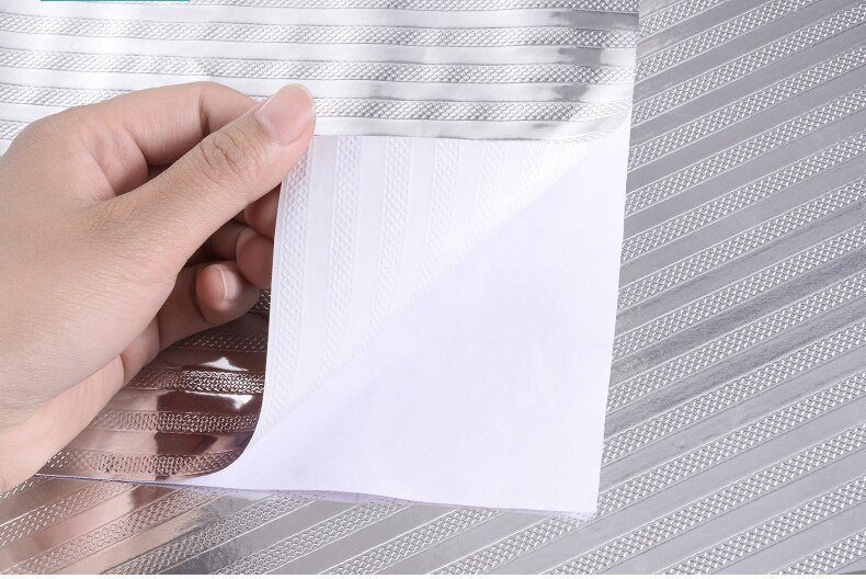 Papel Aluminio Adhesivo Antigrasa 5mts x 60cm