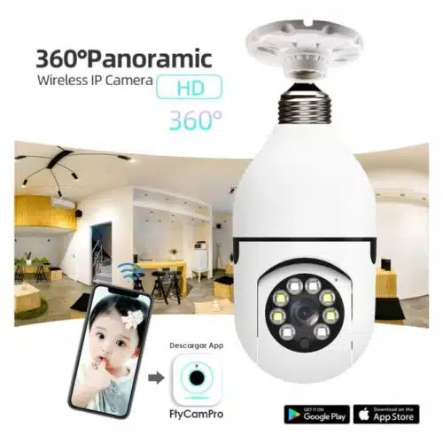 camara foco wifi Cámara de Seguridad tipo foco Wifi