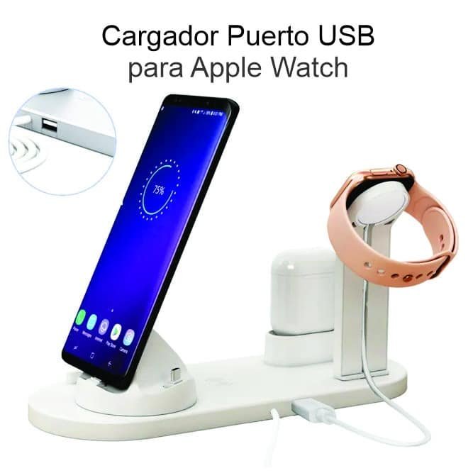 Soporte cargador inalámbrico multifunción 6en1