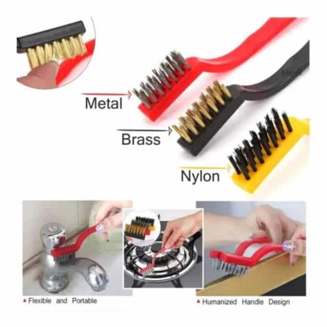 Cepillo de Alambres para Limpieza de Cocina y Baños