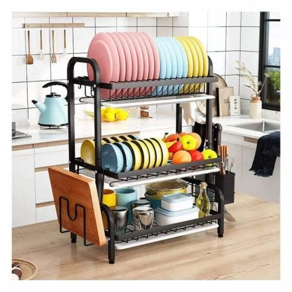 Escurridor de platos Compacto 3 Niveles