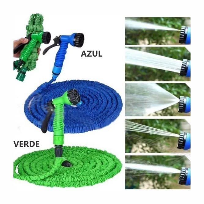Manguera expandible retráctil con Aspersor