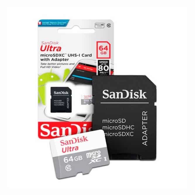 Micro Sd 64Gb Sandisk - Original