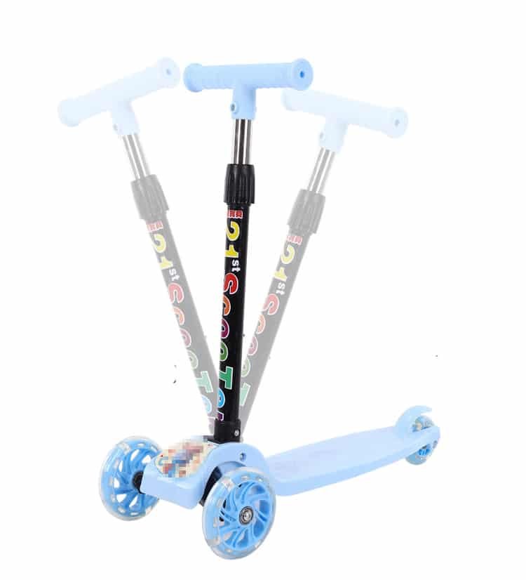 Scooter Plegable Infantil con Luces Multicolor