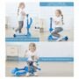 Scooter con Asiento para niños con luces RGB