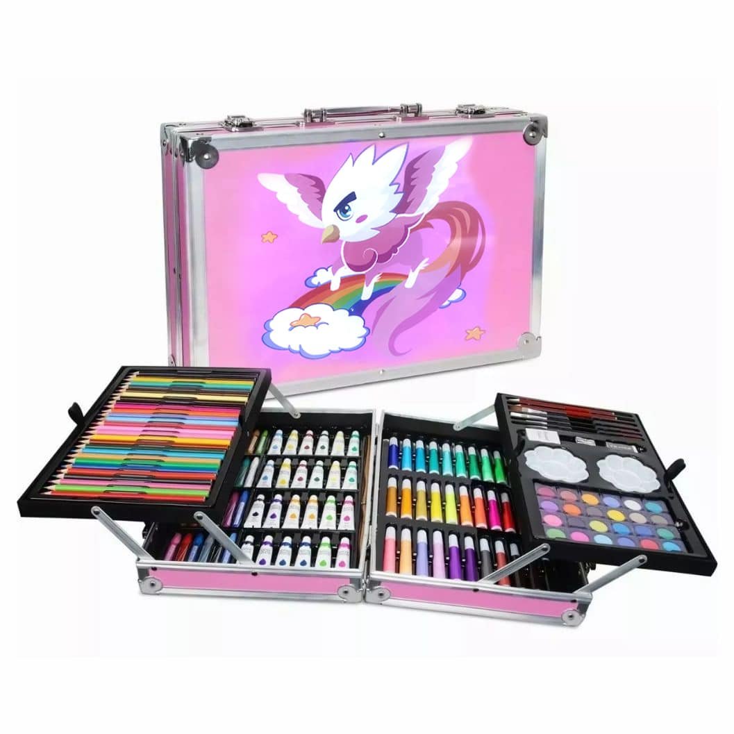 Set de Arte y Pintura estuche de aluminio
