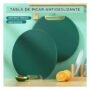 Tabla de picar antibacterial con base giratoria