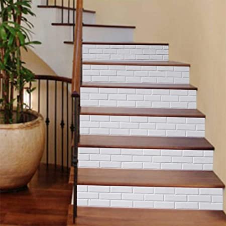 Tapiz Adhesivo 3D Ladrillo Blanco Pack 5