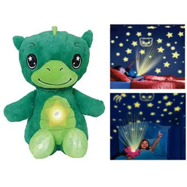 Peluche proyector de estrellas de colores