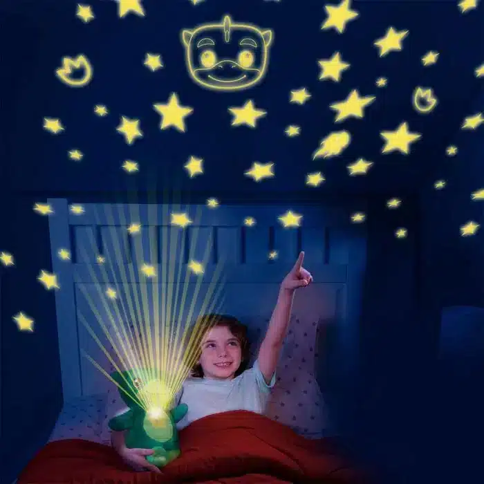 Peluche proyector de estrellas de colores