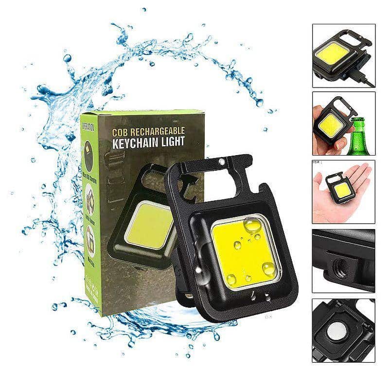 Mini Linterna Led Llavero Recargable Magnético