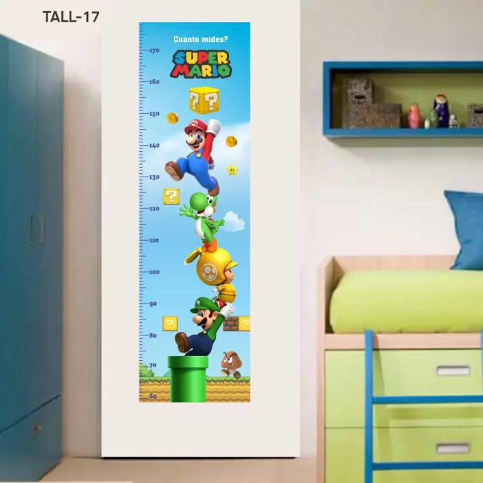 Tallimetro Infantil mario bros