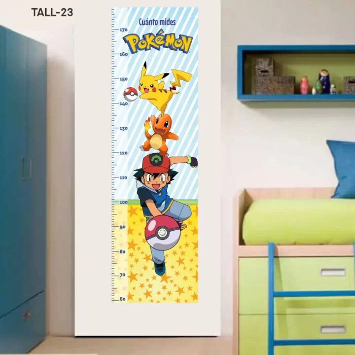 Tallimetro Infantil pokemon