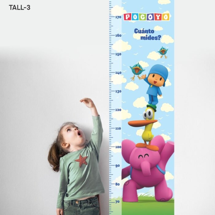 Tallimetro infantil pocoyo