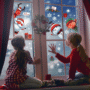 Pegatinas Navideñas - Decora tus Ventanas con un Toque Mágico