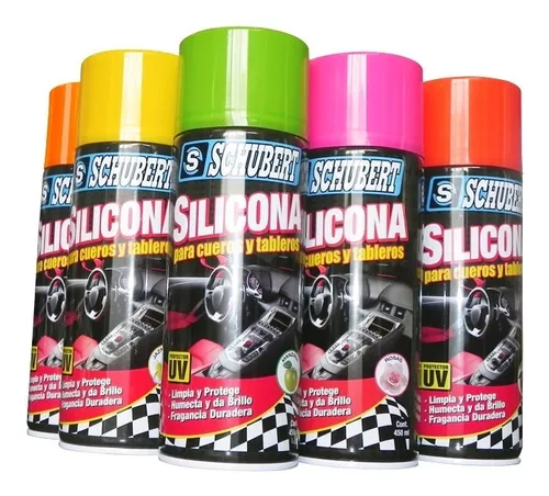 Silicona para cueros y tableros en Autos con Protección UV