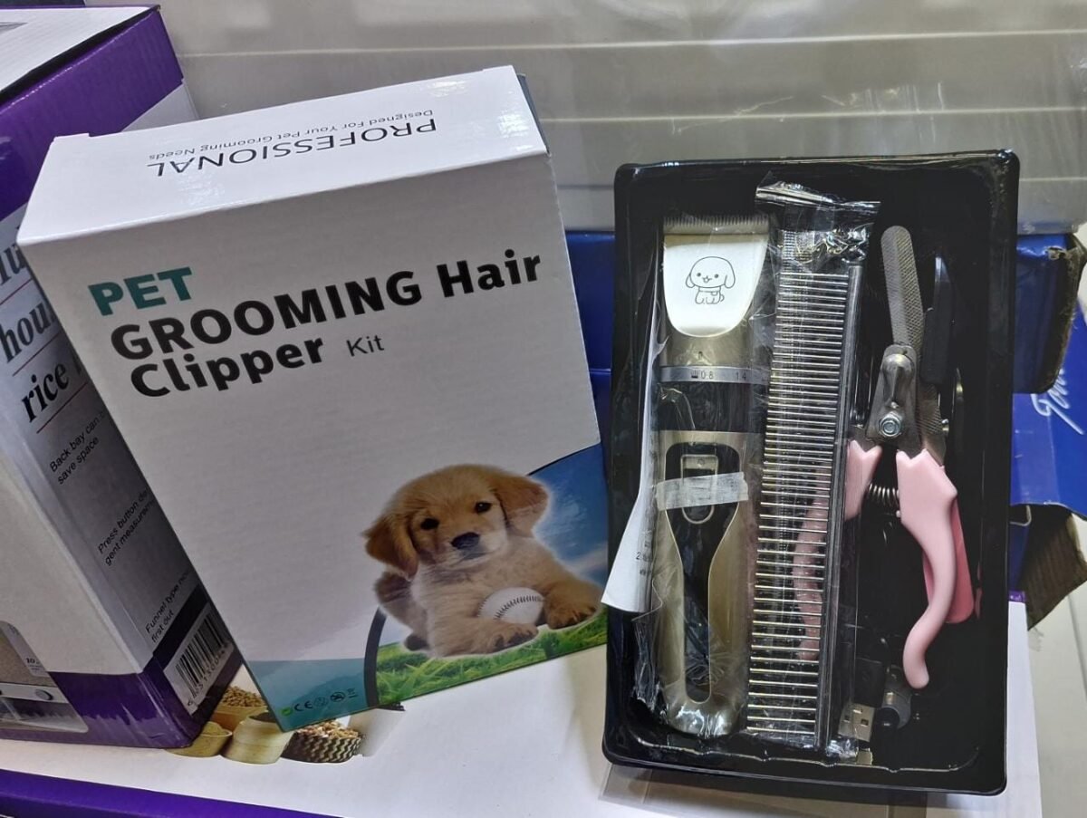 KIT DE MAQUINA CORTADOR DE PELO DE MASCOTA
