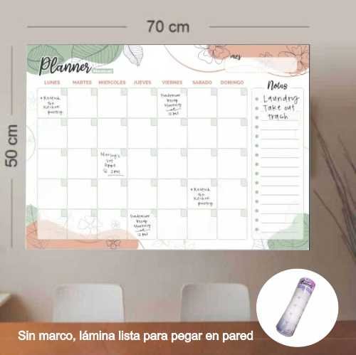 Planer adhesivo Floral 1