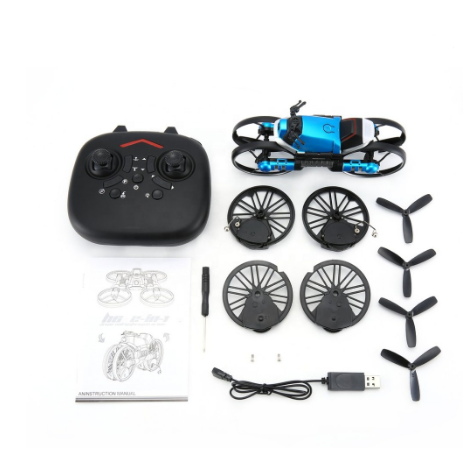 Dron 2en1 - Plegable de control remoto motocicleta