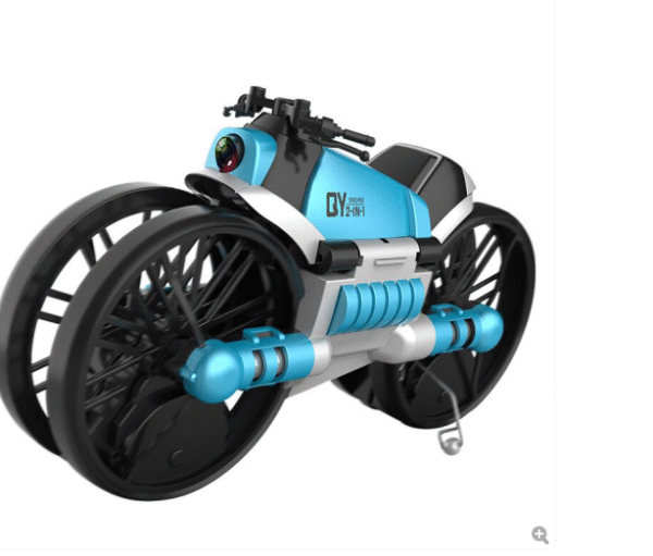 Dron 2en1 - Plegable de control remoto motocicleta