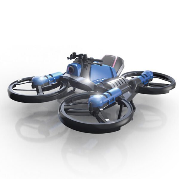 Dron 2en1 - Plegable de control remoto motocicleta