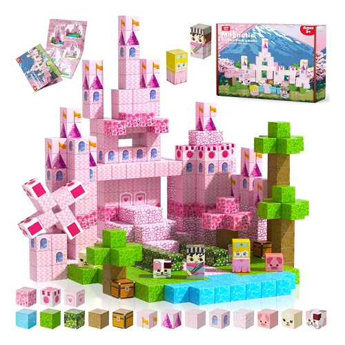 Cubos magnéticos Castillo Princesa 100pzs